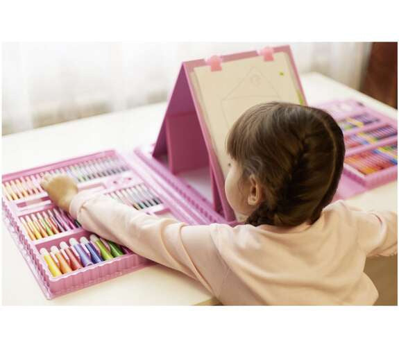 Set pictat si desen, Zola®, gentuta de depozitare, 208 piese, 41x103x28cm Set pictat si desen, Zola®, gentuta de depozitare, 208 piese, 41x103x28cm